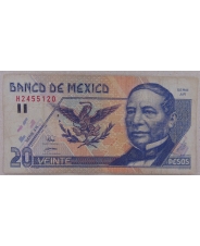 Мексика 20 песо 1998 арт. 2527